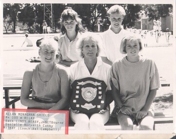 Photograph - VAL CAMPBELL COLLECTION: ALAN MONAGHAN SHIELD FOR 4 X 100M RELAY (GIRLS)