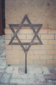 Photograph - JEWISH STAR REMOVED FROM THE JEWISH SYNAGOGUE, HOPETOUN STREET, BENDIGO, Unknown