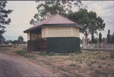 Photograph - KANGAROO FLAT CEMETERY BUILDINGS - GAZEBO AND CHAPEL, Dec 1995 - Jan 1996
