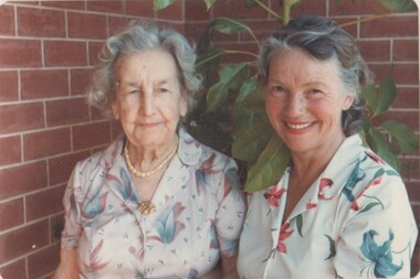 Photograph - MRS A. BAXTER AT DUDLEY HOUSE, February 1984