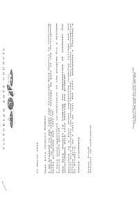 Letter - MERLE HALL COLLECTION: ROSALIND PARK CREATIVE VILLAGE BENDIGO PROJECT LETTERS, 1994