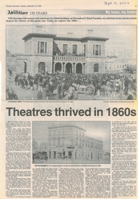 Newspaper - THEATRES COLLECTION: THE THEATRE ROYAL