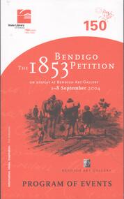Programme - RED RIBBON COLLECTION: BENDIGO - THE 1853 PETITION
