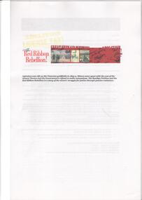 Booklet - RED RIBBON COLLECTION: THE RED RIBBON REBELLION SHORT HISTORY