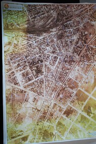 Map - BENDIGO MAP AERIAL VIEW, 1934