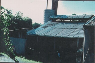 Photograph - ALEC SANDNER COLLECTION: EUCALYPTUS FACTORY, ULEY STREET, NORTH BENDIGO
