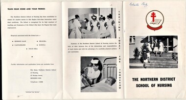 Document - AULSEBROOK COLLECTION: THE NORTHERN DISTRICT SCHOOL OF NURSING ADVERTISEMENT LEAFLET