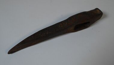 Tool - PICK HEAD MAY HAVE BEEN USED TO GOUGE GOLD BEARING ROCK IN THE SMALL LINES OF ORE