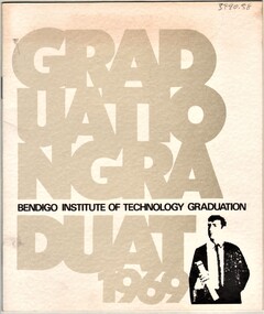 Document - AULSEBROOK COLLECTION: BENDIGO INSTITUTE OF TECHNOLOGY 1969 GRADUATION BOOKLET, 1969