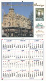 Document - SHAMROCK HOTEL COLLECTION:DOCUMENT. 1997 CALENDAR WITH PHOTO OF SHAMROCK HOTEL