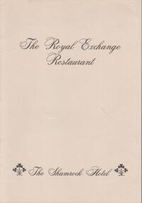 Document - DOCUMENT. THE ROYAL EXCHANGE RESTAURANT