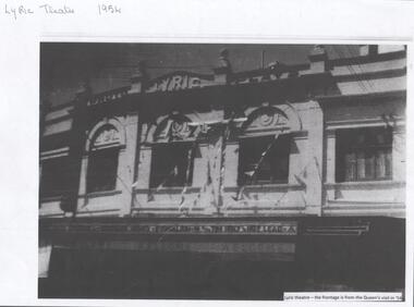 Photograph - THEATRES COLLECTION: LYRIC THEATRE