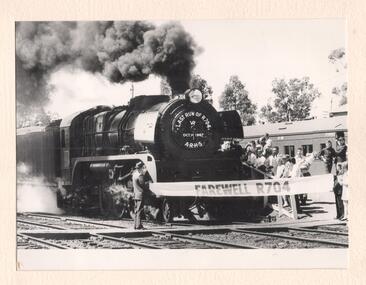 Photograph - RAILWAYS COLLECTION: LAST RUN OF R704