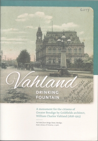 Book - VAHLAND DRINKING FOUNTAIN