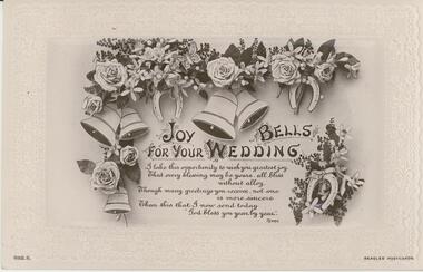 Postcard - JOY BELLS FOR YOUR WEDDING