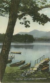 Postcard - THE BOAT LANDINGS, DERWENT WATER