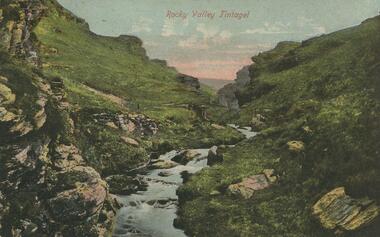 Postcard - PICTURESQUE ROCKY VALLEY TINTAGEL