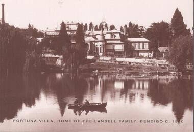 Postcard - POSTCARD. FORTUNA VILLA, HOME OF THE LANSELL FAMILY, BENDIGO C. 1900, 1900