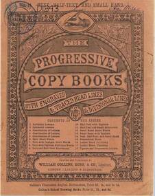 Book - PROGRESSIVE COPY BOOK  (AGNES MILES), 1890s
