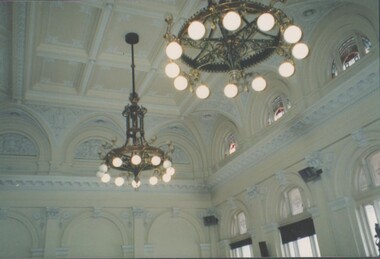 Photograph - EDITH LUNN COLLECTION: FOUR INTERIORS OF THE BENDIGO COURT HOUSE SEPT 1997, Sept 1997