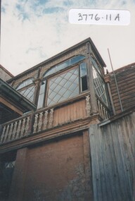 Photograph - EDITH LUNN COLLECTION:   PHOTOS OF THE REAR OF DR. O. PENFOLD'S SURGERY ON VIEW STREET, BENDIGO, 6/04/1996