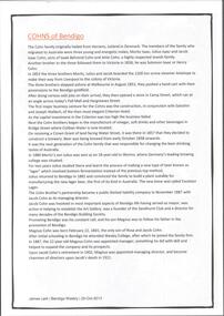 Document - COHN BROTHERS COLLECTION: COHNS OF BENDIGO HISTORY