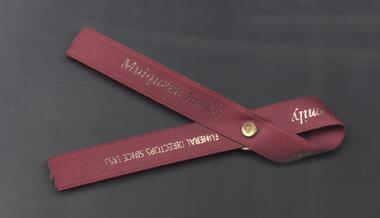 Memorabilia - BENDIGO CEMETERIES COLLECTION: MULQUEEN FAMILY RIBBON