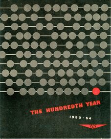 Document - VICTORIAN RAIL BOOKLET 'THE HUNDREDTH YEAR' 1953-54, 1953