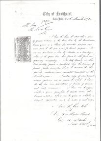 Document - BENDIGO CEMETERIES COLLECTION: NOTICE OF REMOVAL OF BODIES FROM BRIDGE LANE CEMETERY