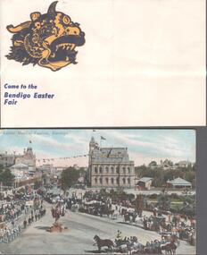 Postcard - BENDIGO EASTER FAIR COLLECTION: EASTER MONDAY FESTIVAL, 1906