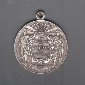 Medal - RAY SMITH COLLECTION: SILVER VICTORY MEDAL 1919