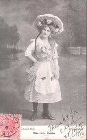 Postcard - POSTCARD. MISS DOLLY CASTLES, 1905