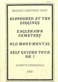 Book - BLOODSHED AT THE DIGGINGS, 2000