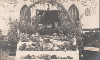 Postcard - POSTCARD. FRUIT AND VEGETABLE DISPLAY