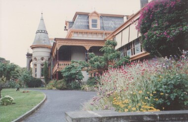 Photograph - ESTELLE HEWSTON COLLECTION: FORTUNA VILLA EXTERIOR FAÇADE AND FEATURE GARDEN, Not stated
