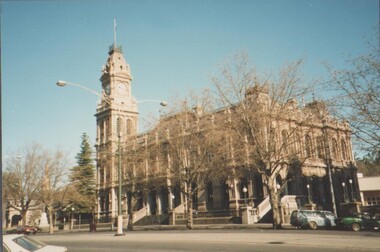 Photograph - ESTELLE HEWSTON COLLECTION: COLOUR PHOTOGRAPHS OF THE BENDIGO POST OFFICE BUILDING, PALL MALL BUILDING, Sept 1990