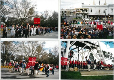 Photograph - RED RIBBON COLLECTION: PHOTOGRAPHS RED RIBBON AGITATION: 2001 RE-ENACTMENT, 2001