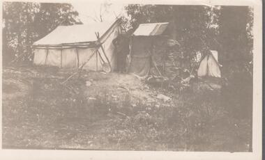 Photograph - LAWRENCE EDWARD HOUSTON COLLECTION: TENT IN THE BUSH