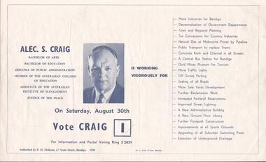 Document - POLITICAL ADVERTISING FOR ALEC S. CRAIG