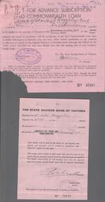 Document - BAGGALEY COLLECTION: STATE SAVINGS BANK OF VICTORIA