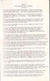 Document - WATER WHEEL FLOUR MILL, BRIDGEWATER