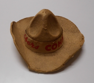 Memorabilia - COHN BROTHERS COLLECTION: COBBERS HAT, 1960-1970