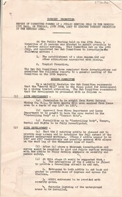 Document - AULSEBROOK COLLECTION: TOURIST PROMOTION REPORT 1967, 1967