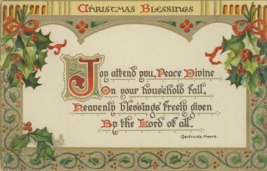 Postcard - POSTCARD.CHRISTMAS BLESSINGS