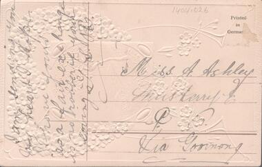 Postcard - MISS ASHLEY MUSKERRY EAST