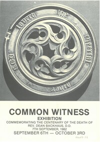 Document - DUDLEY HOUSE COLLECTION: EXHIBITION PROGRAM, 1982