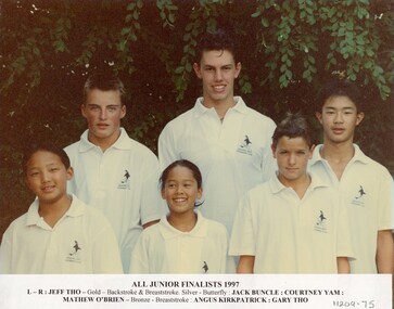 Photograph - VAL CAMPBELL COLLECTION: PHOTOGRAPH OF ALL JUNIOR FINALISTS 1997, 1997