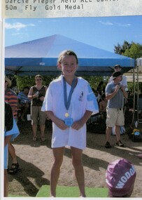 Photograph - VAL CAMPBELL COLLECTION: PHOTOGRAPH OF DARCIE PIEPER MELB ALL JUNIOR 50M FLY GOLD MEDAL, 2006