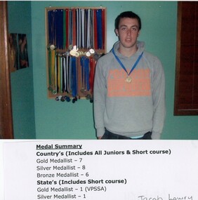Photograph - VAL CAMPBELL COLLECTION: PHOTOGRAPH OF JACOB LOWRY AND LIST OF HIS MEDALS, 2000s