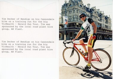 Photograph - BENDIGO ADVERTISER COLLECTION: BIKES, 1990s